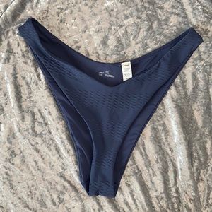 aerie Jacquard High Cut Cheekiest Bikini Bottom